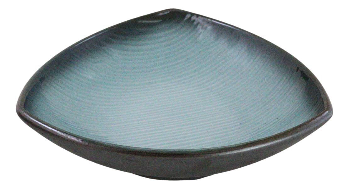 Set Of 5 Seikai Blue Sky Stars Appetizer Salad Triangular Deep Serving Plates