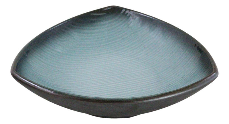 Set Of 5 Seikai Blue Sky Stars Appetizer Salad Triangular Deep Serving Plates