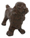 Rustic Cast Iron Metal Whimsical Cocker Spaniel Puppy Dog Standing Figurine