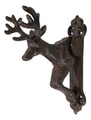 Rustic Western Forest Stag Elk Deer Head Cast Iron Door Knocker Cabin Lodge