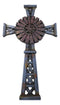 Country Western Rustic Windmill Towers Decorative Wall Cross Figurine