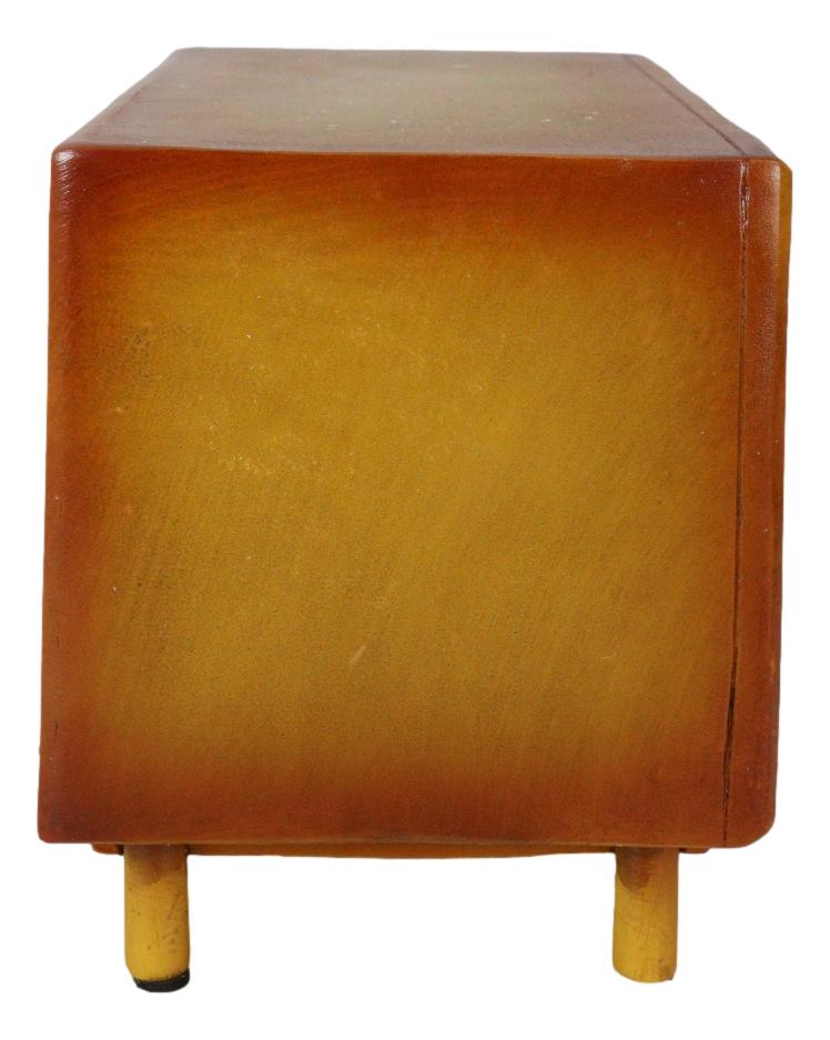 Vintage Retro Rectangle TV Television Box Set Money Coin Savings Piggy Bank