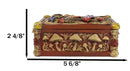 Witchcraft Toadstool Mushrooms Forest Wicca Ornate Tarot Cards Trinket Box