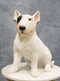 Ebros Gift 15.7" Tall Realist Bull Terrier Dog Home Decor Resin Figurine