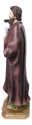 Apostle Disciple Of Jesus Saint Philip Holding Tall Cross Figurine 12" Series