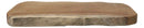Small Bohemian Rustic Live Edge Teak Wood Charcuterie Cheeseboard 15"L