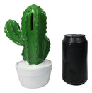 Southwest Desert Plains Whimsical Green Aloe Cactus Money Savings Piggy Bank