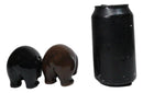 Rustic Forest Black Bear With Grizzly Bear Ceramic Salt And Pepper Shakers Set
