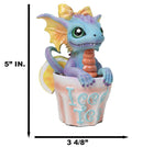 Ruth Thompson Artisan Iced Tea With Martha Drake Wyrmling Dragon In Cup Figurine