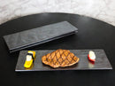 Pack Of 3 Tetsu Kesho Black Contemporary Rectangular Serving Platter 14.5"L