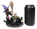 Day Of The Dead Bewitching Kitchen Skeleton Witch Raven Potion Cauldron Figurine