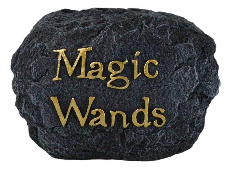 Witches Wizard Magic Wands Ancient Rock Wand Holder Stand Prop Accessory Decor