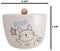 Whimsical Anime Sweet Rabbit Donburi Ramen Soup Bowl With Chopsticks And Lid