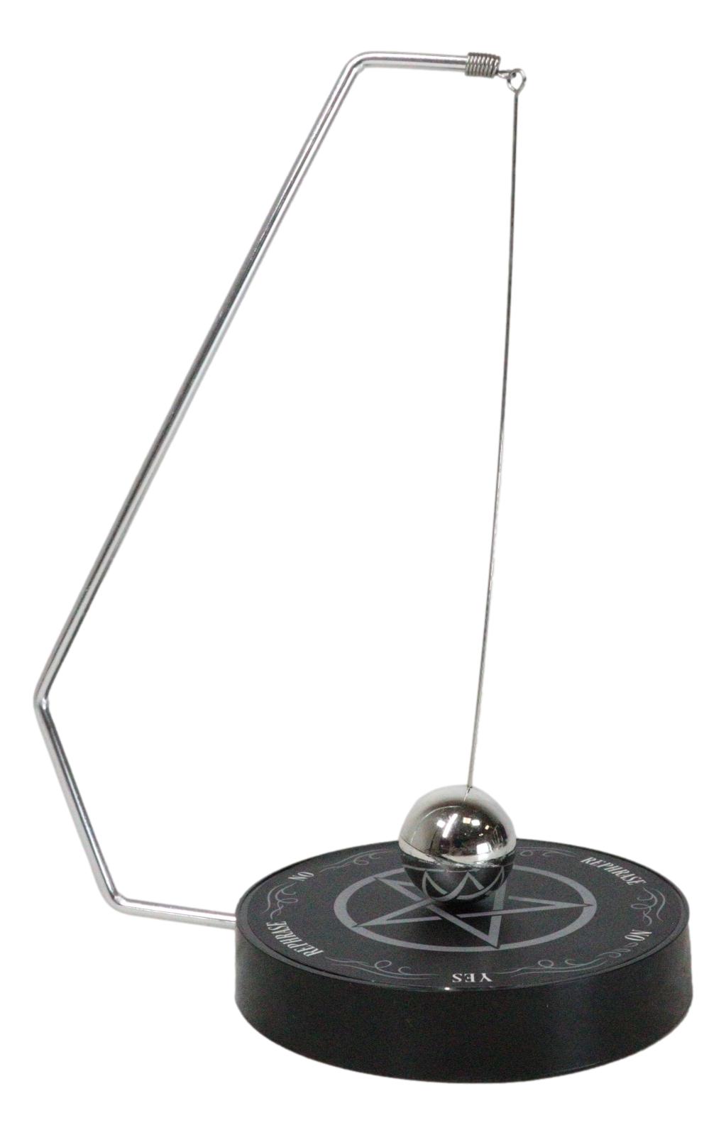 Gothic Pentagram Pendulum Board For Decision Making Divination Dowsing Wicca