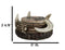 Rustic Western Forest Deer Antlers With Tree Rings Coasters And Holder Set