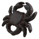 Set Of 4 Cast Iron Rustic Marine Sea Crab Drawer Cabinet Door Knobs Hardware