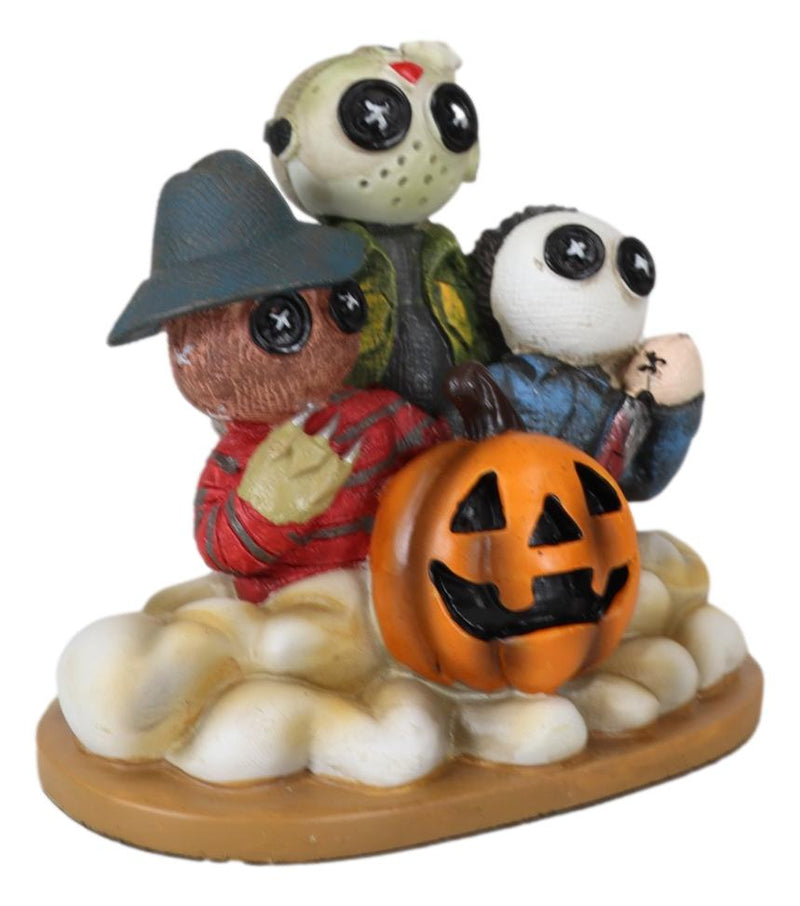 Pinheadz Voodoo Monsters Horror Trio Freddy Jason Myers Murder Terror Figurine