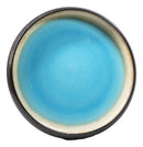 Pack Of 6 Blue Sky Aozora Kannyu Blue Sky Porcelain Wavy Round Deep Plates 9"D