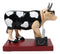 Cow Parade Diva Goddess of Fashion A Bull With Black Purse Collector's Figurine