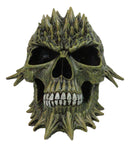 Macabre Eerie Spiked Venomspire Snecko Swamp Skull Decorative Figurine 7.5" L