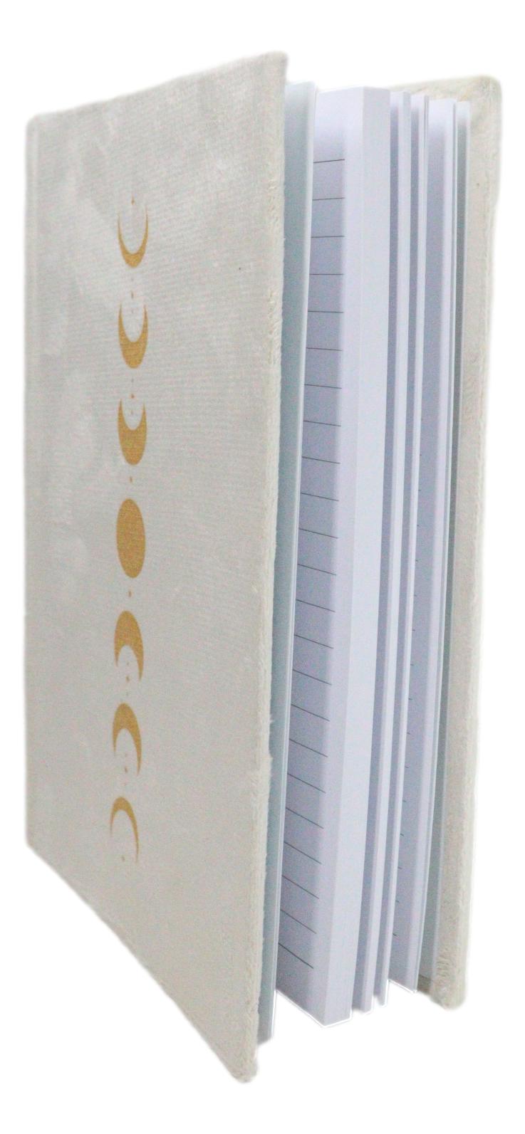 Lunar Moon Phase New Age Wicca A5 Lined Pages Velvet Cover Journal Book