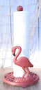 Cast Iron Tropical Birds of Paradise Pink Flamingo Kitchen Paper Towel Holder