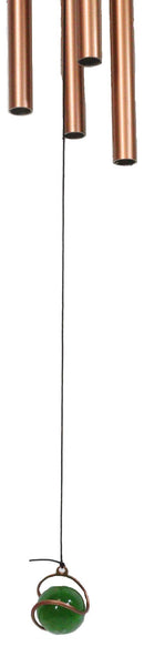 Monarch Butterflies On Garden Watering Can Art Glass Gemstones Metal Wind Chime