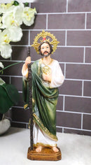 Saint Jude Thaddeus Apostle Disciple Of Jesus Fire And Sun Medal Figurine 12"H