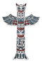 Tribal Native Indigenous Tiki Animal Totem Pole Wall Cross Decor Plaque