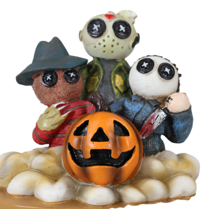 Pinheadz Voodoo Monsters Horror Trio Freddy Jason Myers Murder Terror Figurine