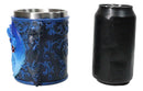 Gothic Fantasy Blue Ice Frost Dragon Tankard Mug With Stainless Steel Liner