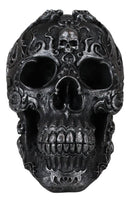 Gothic Black El Diablo Inferno Fire Tattoo Devil Hell Dragon Skull Figurine