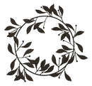 Set of 4 Large 17" Colorful Metal Tree of Life Floral Wreath Medallion Circle