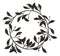 Set of 4 Large 17" Colorful Metal Tree of Life Floral Wreath Medallion Circle