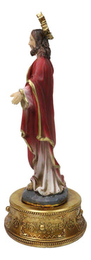 Catholic Christian Sacred Heart of Jesus Christ With Rosary Drawer Box Figurine