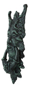 Cast Iron Verdigris Wiccan Celtic Greenman Forest Tree Ent Spirit Door Knocker