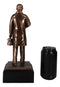 Medical Professional Physician Male Doctor Bronzed Resin Statue With Base Stand