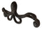 Set Of 4 Cast Iron Rustic Marine Sea Octopus Drawer Cabinet Door Knobs Hardware