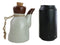 Shoyu Calligraphy White Tenmoku Porcelain Soy Sauce Dispenser Flask 7oz Set Of 6