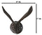 Large Rustic Cast Iron Whimsical Bunny Rabbit with Cute Ears Wall Hook Sculpture