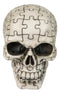 Ossuary Macabre Gothic Jointed Jigsaw Puzzle Cranium Skull Figurine 6"L