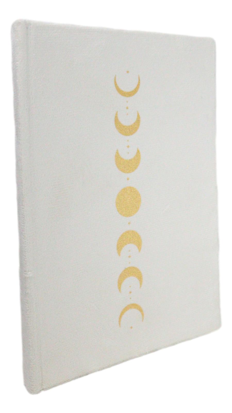 Lunar Moon Phase New Age Wicca A5 Lined Pages Velvet Cover Journal Book