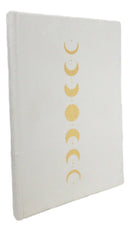 Lunar Moon Phase New Age Wicca A5 Lined Pages Velvet Cover Journal Book