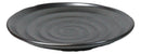Pack Of 5 Black Tetsu Kesho Collection Porcelain Round Dinner Plates 8.75" D