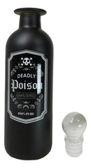 Deadly Poison Witchcraft Apothecary Wicca Decorative Frosted Glass Potion Bottle