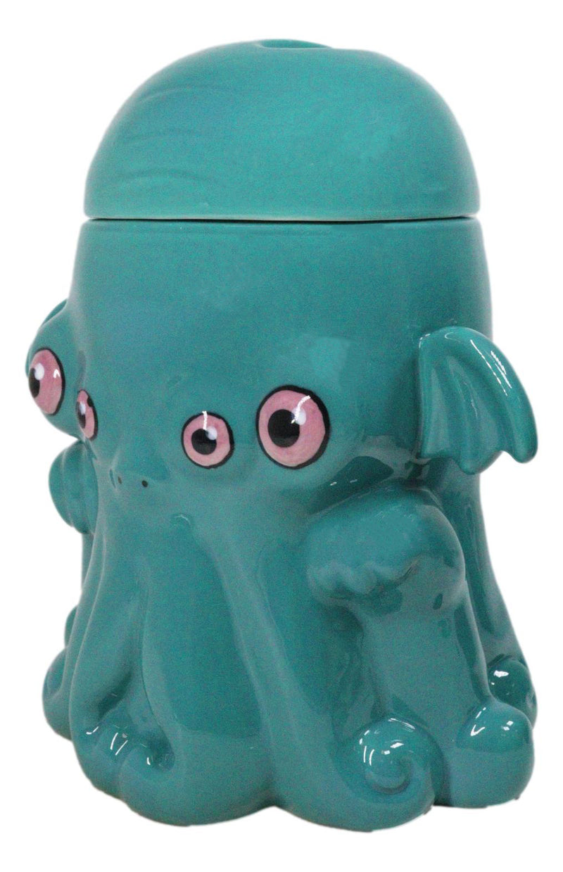 Mythological God Cthulhu Kraken Octopus Colossal Sea Monster Ceramic Cookie Jar