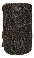 Bald Eagle Pillar Candle Holder Rustic American Eagle Figurine Tree Bark Design