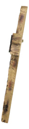 Rustic Horizontal Ichthys Jesus Fish Symbol With Arrows Faux Wooden Wall Cross
