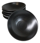 Pack Of 6 Black Kokuyo Ceramic Collection Large Ramen Soup Dinner Bowl 36oz 9"D