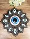Evil Eye Of Providence With Geometric Sacred Symbols Decorative Wall Plaque